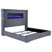 Tisdall California King, E.King & Queen Bed Grey, Black & Queen - Casa Morelos / Coahuila Furniture (Oklahoma City, OK)