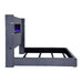 Tisdall California King, E.King & Queen Bed Grey, Black & Queen - Casa Morelos / Coahuila Furniture (Oklahoma City, OK)
