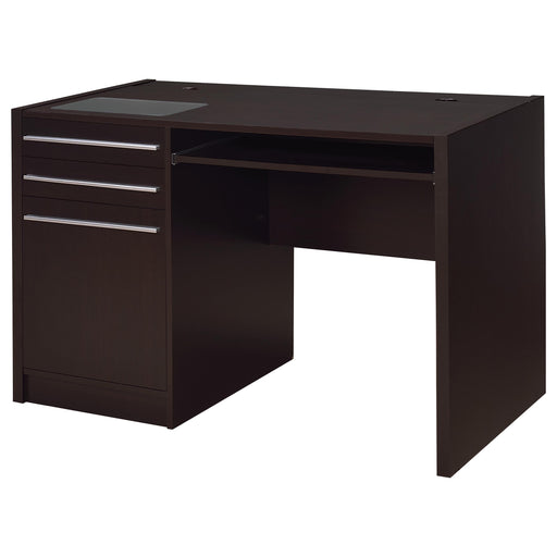 Halston Rectangular Connect-it Office Desk Cappuccino - Casa Morelos / Coahuila Furniture (Oklahoma City, OK)