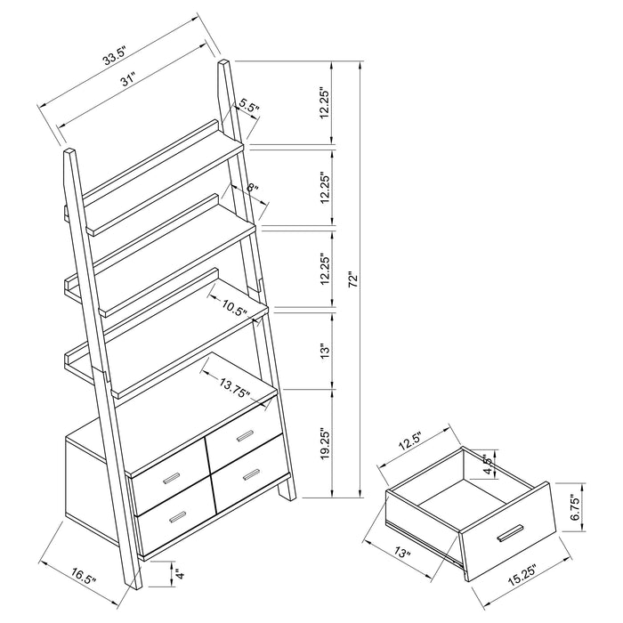 Colella Bookshelf - Casa Morelos / Coahuila Furniture (Oklahoma City, OK)