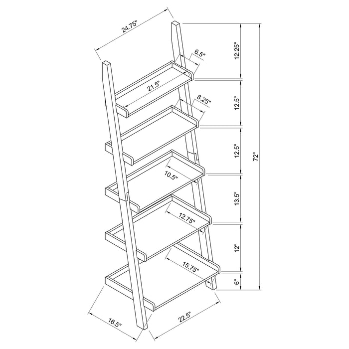 Colella Bookshelf - Casa Morelos / Coahuila Furniture (Oklahoma City, OK)