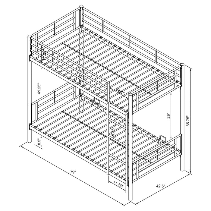 Hayward Bunk Beds - Casa Morelos / Coahuila Furniture (Oklahoma City, OK)