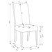 Herran Side Chairs - Casa Morelos / Coahuila Furniture (Oklahoma City, OK)
