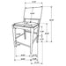 Ottowa Counter Stools - Casa Morelos / Coahuila Furniture (Oklahoma City, OK)