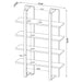 Danbrook Bookshelf - Casa Morelos / Coahuila Furniture (Oklahoma City, OK)