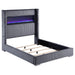 Tisdall California King, E.King & Queen Bed Grey, Black & Queen - Casa Morelos / Coahuila Furniture (Oklahoma City, OK)