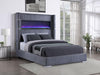 Tisdall California King, E.King & Queen Bed Grey, Black & Queen - Casa Morelos / Coahuila Furniture (Oklahoma City, OK)