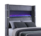 Tisdall California King, E.King & Queen Bed Grey, Black & Queen - Casa Morelos / Coahuila Furniture (Oklahoma City, OK)