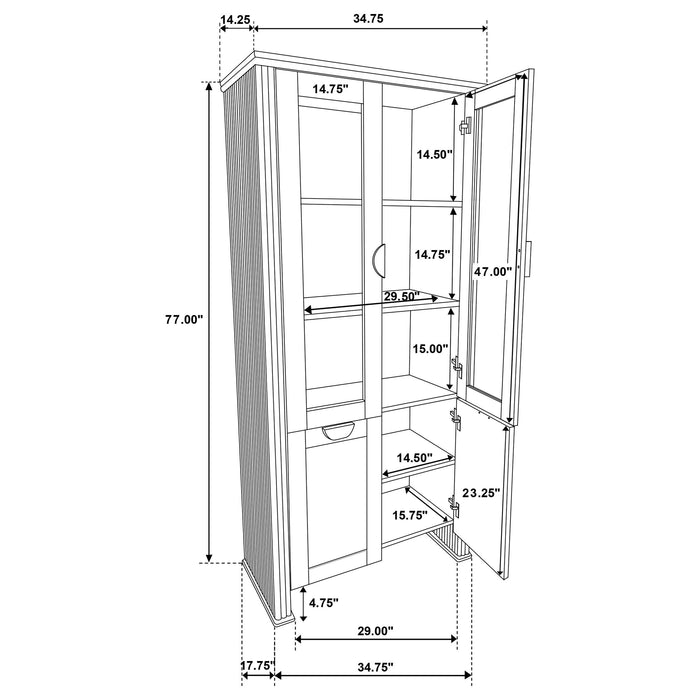 Adina Display Cabinets - Casa Morelos / Coahuila Furniture (Oklahoma City, OK)