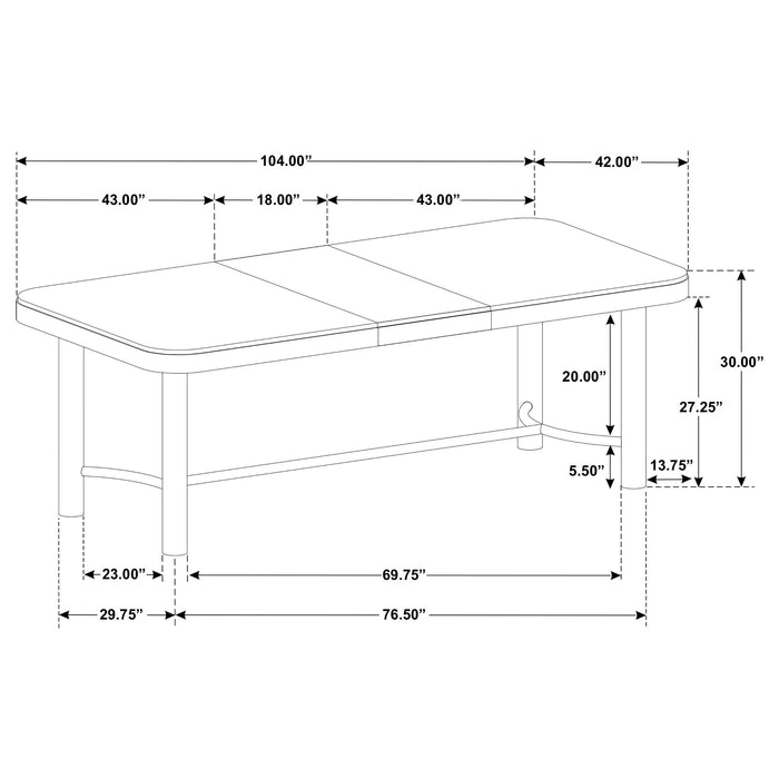 Arini Dining Tables - Casa Morelos / Coahuila Furniture (Oklahoma City, OK)