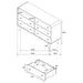 Robyn Dressers - Casa Morelos / Coahuila Furniture (Oklahoma City, OK)