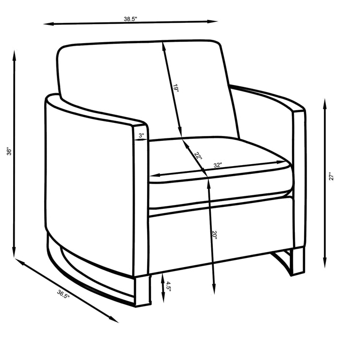 Corliss Accent Chairs - Casa Morelos / Coahuila Furniture (Oklahoma City, OK)