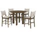 Ottowa 5 Pc Counter Height Dining Sets - Casa Morelos / Coahuila Furniture (Oklahoma City, OK)