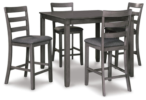 Bridson Counter Height Dining Table and Bar Stools (Set of 5) - Casa Morelos / Coahuila Furniture (Oklahoma City, OK)