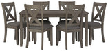 Caitbrook Dining Table and Chairs (Set of 7) - Casa Morelos / Coahuila Furniture (Oklahoma City, OK)