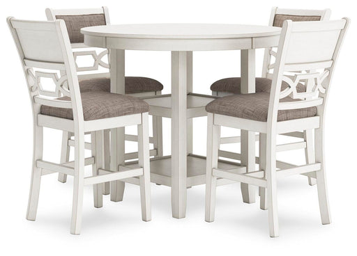 Erinberg Counter Height Dining Table and 4 Barstools (Set of 5) - Casa Morelos / Coahuila Furniture (Oklahoma City, OK)