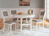 Erinberg Dining Table and 4 Chairs (Set of 5) - Casa Morelos / Coahuila Furniture (Oklahoma City, OK)