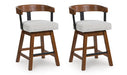 Ralene Counter Height Barstool (Set of 2) - Casa Morelos / Coahuila Furniture (Oklahoma City, OK)