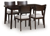 Mallenette Dining Table and 4 Chairs (Set of 5) - Casa Morelos / Coahuila Furniture (Oklahoma City, OK)