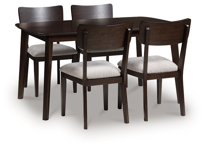 Mallenette Dining Table and 4 Chairs (Set of 5) - Casa Morelos / Coahuila Furniture (Oklahoma City, OK)