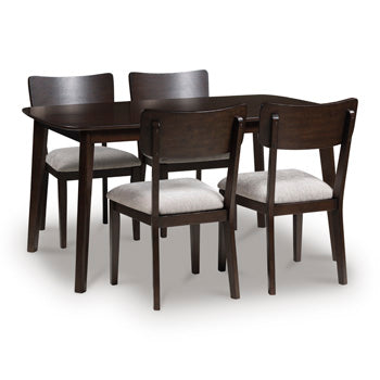 Mallenette Dining Table and 4 Chairs (Set of 5) - Casa Morelos / Coahuila Furniture (Oklahoma City, OK)