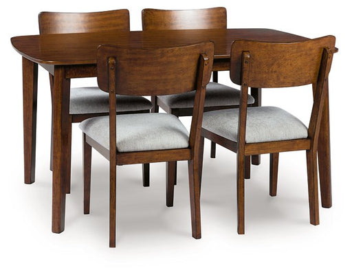 Tameride Dining Table and 4 Chairs (Set of 5) - Casa Morelos / Coahuila Furniture (Oklahoma City, OK)