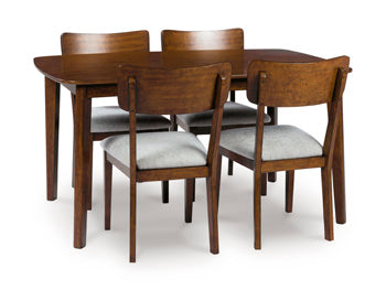 Tameride Dining Table and 4 Chairs (Set of 5) - Casa Morelos / Coahuila Furniture (Oklahoma City, OK)
