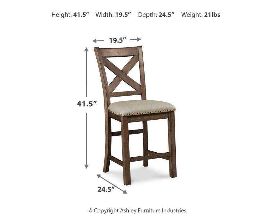 Moriville Counter Height Dining Set - Casa Morelos / Coahuila Furniture (Oklahoma City, OK)