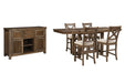 Moriville Counter Height Dining Set - Casa Morelos / Coahuila Furniture (Oklahoma City, OK)