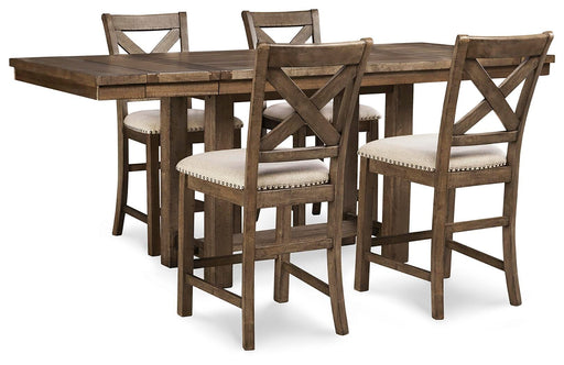Moriville Counter Height Dining Set - Casa Morelos / Coahuila Furniture (Oklahoma City, OK)