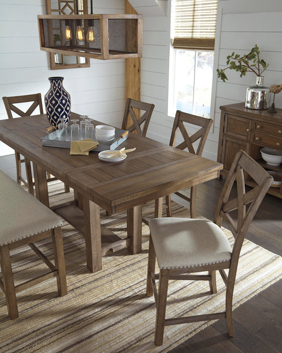 Moriville Counter Height Dining Set - Casa Morelos / Coahuila Furniture (Oklahoma City, OK)