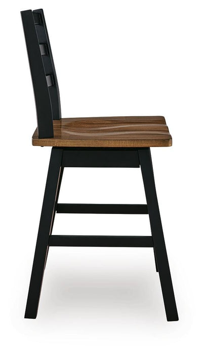 Wildenauer Counter Height Swivel Barstool - Casa Morelos / Coahuila Furniture (Oklahoma City, OK)