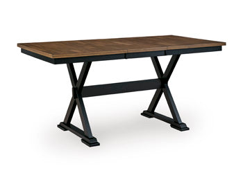 Wildenauer Counter Height Butterfly Extension Table - Casa Morelos / Coahuila Furniture (Oklahoma City, OK)