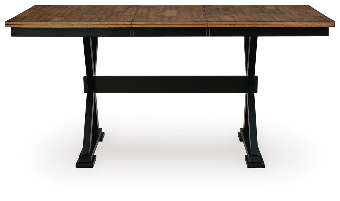 Wildenauer Counter Height Butterfly Extension Table - Casa Morelos / Coahuila Furniture (Oklahoma City, OK)