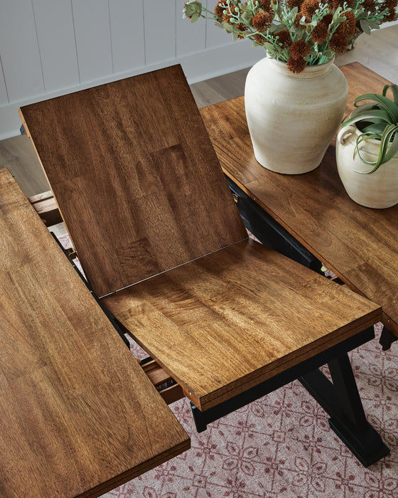 Wildenauer Counter Height Butterfly Extension Table - Casa Morelos / Coahuila Furniture (Oklahoma City, OK)