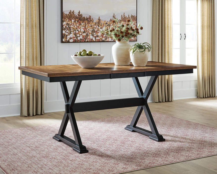 Wildenauer Counter Height Butterfly Extension Table - Casa Morelos / Coahuila Furniture (Oklahoma City, OK)