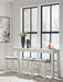 Robbinsdale Counter Height Dining Table and 3 Barstools Set - Casa Morelos / Coahuila Furniture (Oklahoma City, OK)
