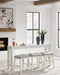 Robbinsdale Counter Height Dining Table and 3 Barstools Set - Casa Morelos / Coahuila Furniture (Oklahoma City, OK)