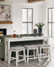 Robbinsdale Counter Height Dining Table and 3 Barstools Set - Casa Morelos / Coahuila Furniture (Oklahoma City, OK)