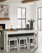 Robbinsdale Counter Height Dining Table and 3 Barstools Set - Casa Morelos / Coahuila Furniture (Oklahoma City, OK)