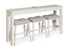 Robbinsdale Counter Height Dining Table and 3 Barstools Set - Casa Morelos / Coahuila Furniture (Oklahoma City, OK)