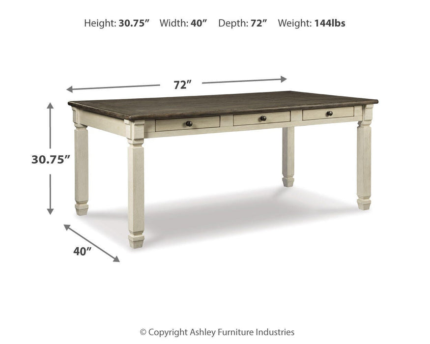Bolanburg Dining Table - Casa Morelos / Coahuila Furniture (Oklahoma City, OK)