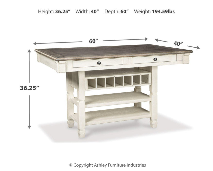 Bolanburg Counter Height Dining Table - Casa Morelos / Coahuila Furniture (Oklahoma City, OK)