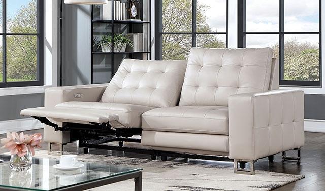 ABBERTON Power Loveseat, Beige - Casa Morelos / Coahuila Furniture (Oklahoma City, OK)