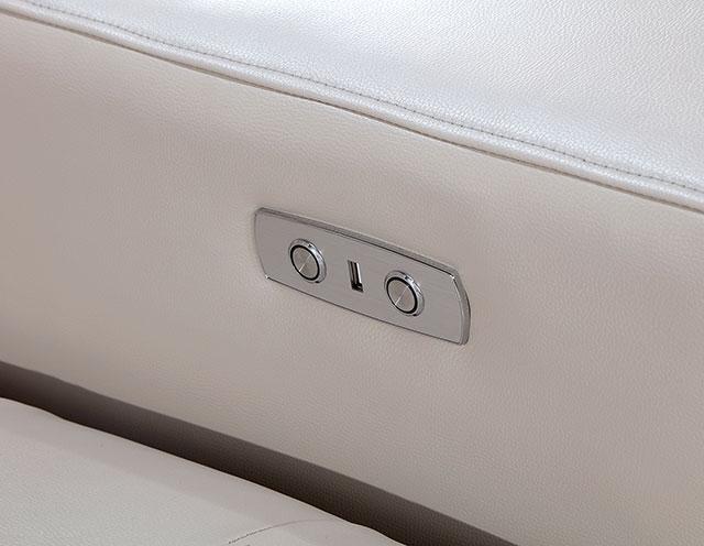 ABBERTON Power Loveseat, Beige - Casa Morelos / Coahuila Furniture (Oklahoma City, OK)