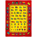 ABBEY Red & Multi 5' X 8' Area Rug - Casa Morelos / Coahuila Furniture (Oklahoma City, OK)