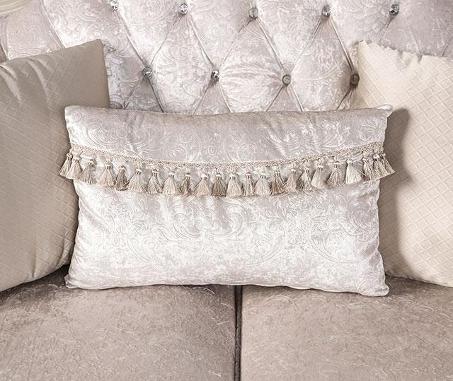 Acapulco White & Espresso Sofa - Casa Morelos / Coahuila Furniture (Oklahoma City, OK)