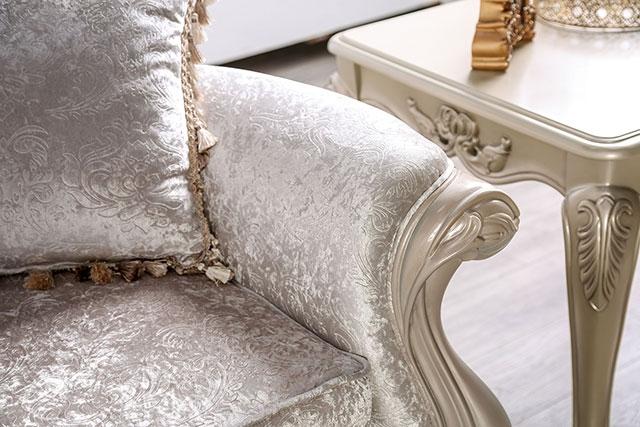 Acapulco White & Espresso Sofa - Casa Morelos / Coahuila Furniture (Oklahoma City, OK)