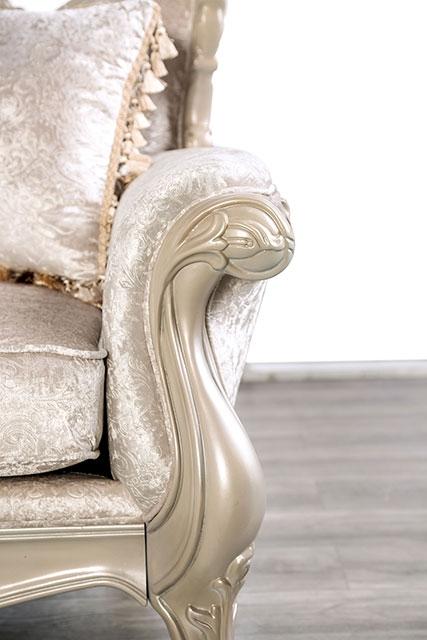 Acapulco White & Espresso Sofa - Casa Morelos / Coahuila Furniture (Oklahoma City, OK)