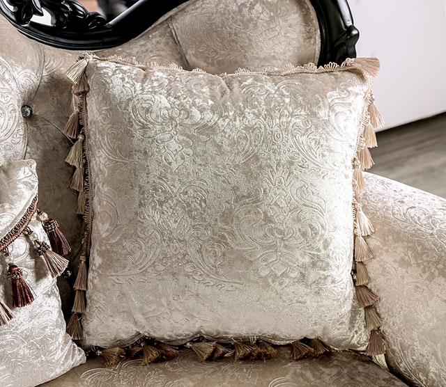 Acapulco White & Espresso Sofa - Casa Morelos / Coahuila Furniture (Oklahoma City, OK)